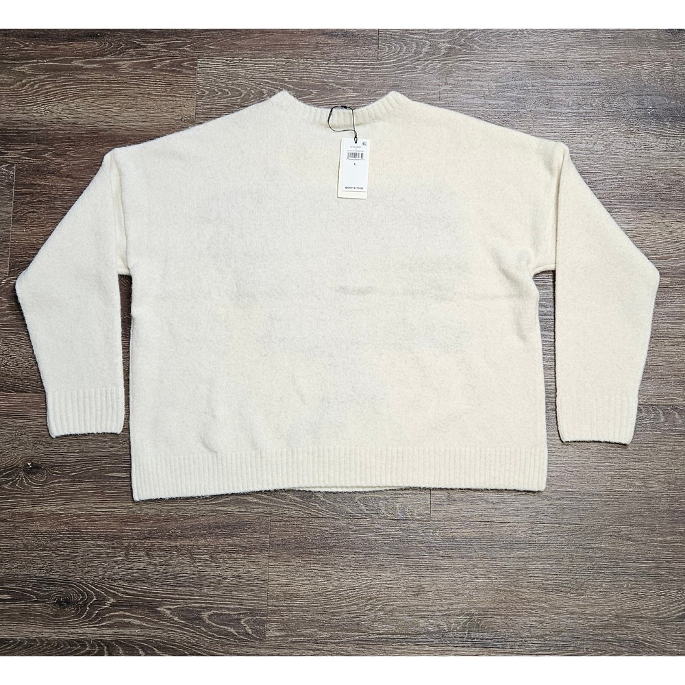 Ted Baker London Floral Jacquard Sweater Women's Size Large Cream Ivory - Picture 2 of 8